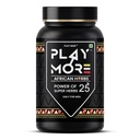 PLAY MOR African Herbs Strength Formula for Men – 150 gram | 25 Potent Herbs Including Shilajit, Musli, Kaunch Beej, Bala, Atibala & Purified Gold Ash | Daily Strength & Energy Support | 150g Powder