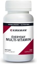 Kirkman - Everyday Multivitamin - 180 Capsules - Broad-Spectrum Vitamin & Mineral - Supports Productivity - Hypoallergenic