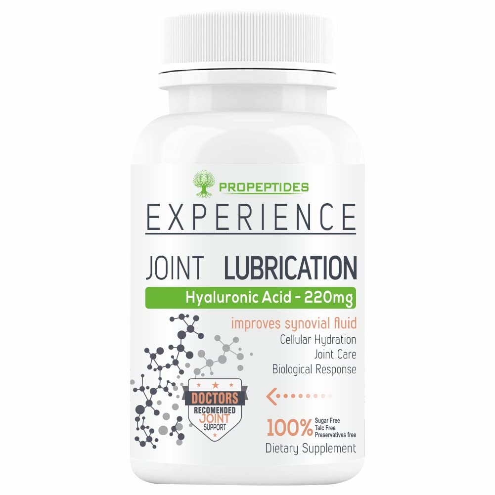 Hyaluronic Acid Double Strength Supplement (220mg) Supports Joints Hydration & Lubrication | Bone,Knee,Hip Joint Mobility, And Healthy Skin Supplement-60 Veg Tablets