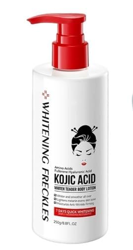 Whitening Body Lotion with Hyaluronic Acid & Amino Acids – Skin Brightening, Deep Moisturizing & Dark Spot Reduction Cream | Hydrating Even Tone Body Lotion for Men & Women