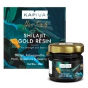 Kapiva Shilajit/Shilajeet Gold Resin - 40g | Super Saver Pack | 500mg/Serving | 80 Servings | Boost Muscle Growth & Stamina | Contains 24 Carat Gold | 100% Ayurvedic
