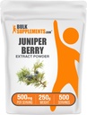 BulkSupplements.com Juniper Berry Extract Powder - from Juniper Berries, Juniper Berry Powder - Gluten Free, 500mg per Serving, 250g (8.8 oz) (Pack of 1)