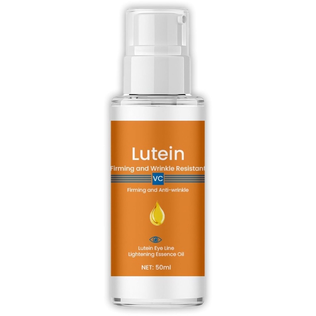 Lutein Eye Line Lightening Essence Oil, Firming and Anti-Wrinkle Serum with VC, Brightening and Moisturising, 50ml