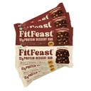 FitFeast Dessert Protein Bar Variety Pack of 6 | 3 x Mocha Boost and 3 x Nutty Brownie | 12g Protein Bar without Added Sugar & No Artificial Preservatives | 45g Bar | As Seen on Shark Tank