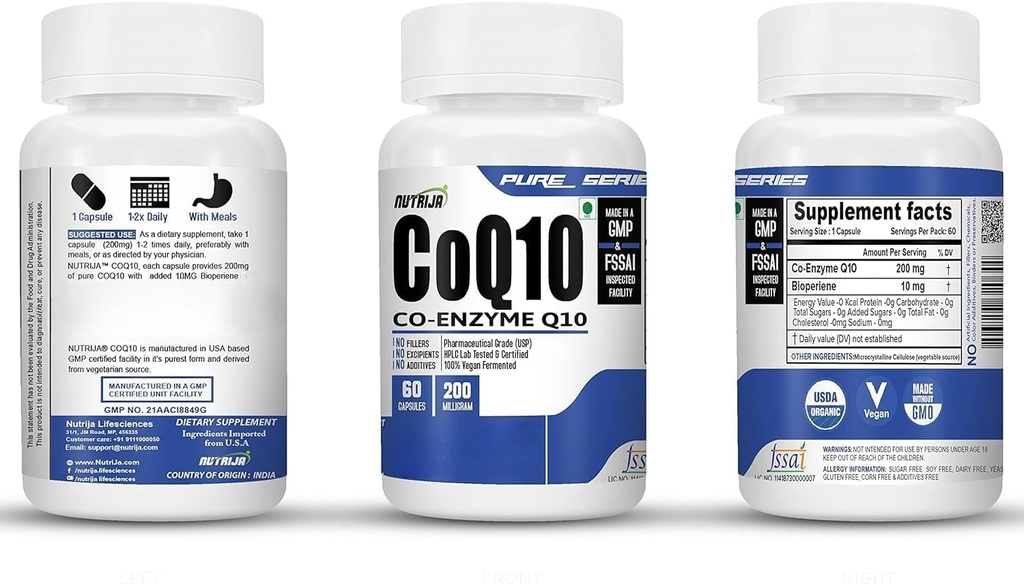 COENZYME Q10 (COQ10) 50MG - (120 Capsules)