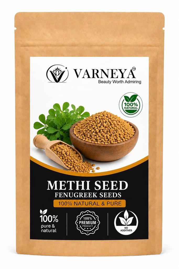 Naturals Organic Methi Seeds 100g | Fenugreek Seeds (Trigonella foenum-graecum) | 100% Pure Natural Whole Seeds | Premium Quality | For Cooking, DIY Hair Care & Traditional Herbal Preparations (Pack OF 6)