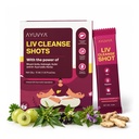 Ayuvya Liv Cleanse Shots for Liver Detox & Fatty Liver Support | With Milk Thistle, Bhumi Amla, Kalmegh & Katuki | 11 Ayurvedic Herbs | Supports Liver Function, Digestion & Energy