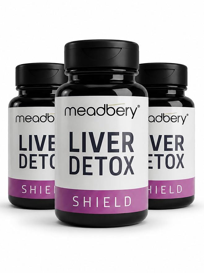 Meadbery Liver Detox Supplement For Men And Women With 600Mg Of Milk Thistle For Healthy Liver | Helps in Cleanse Liver, Natural Protection Against Fatty Liver (180 Tablets)