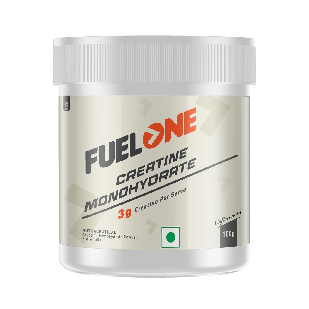 FUELONE Creatine Monohydrate, Unflavoured, 100g
