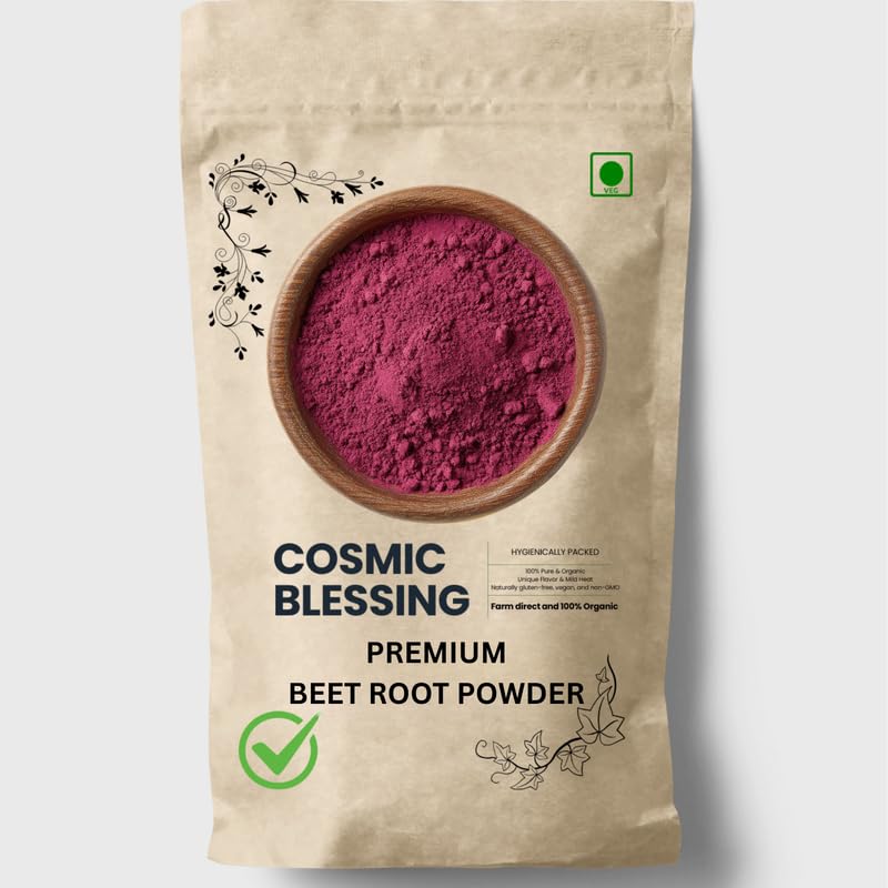 Premium Rooted Actives Power Beets - Organic Beet root powder with L arginine,L Carnitine,BCAA,Reservatrol & Stevia| 250g
