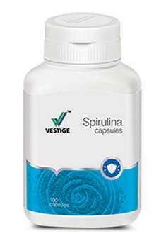 Spirulina Capsules Dietary Supplement