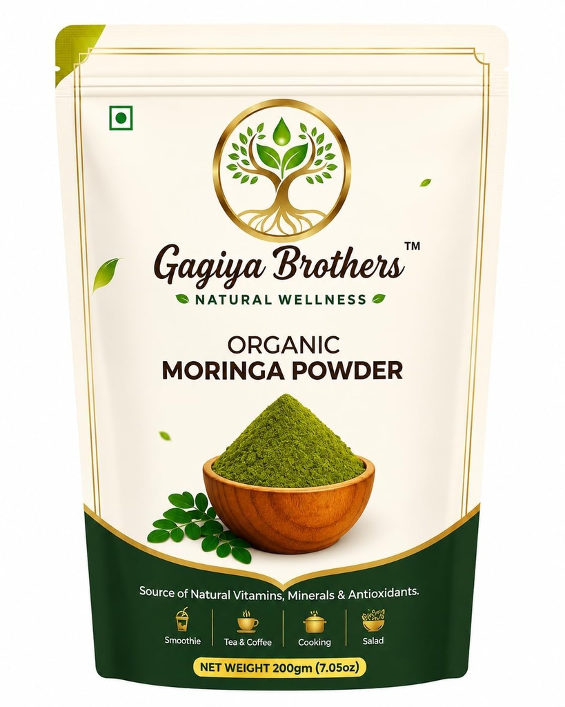 Organic Moringa Powder 200g | Pure Moringa Leaf Powder