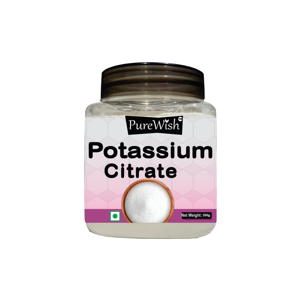 Potassium Citrate Powder (Food Grade), 250g