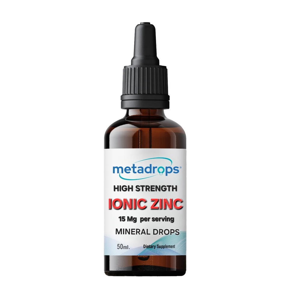 Premium Ionic Zinc, 50ml - High Dose, Rapid Absorption for Optimal Health