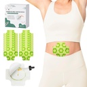 20 Pcs Castor Oil Pack Wrap for Belly Button – Disposable Non-Woven Navel Patch, Leakproof Adhesive Castor Oil Pack for Liver Detox, Skin Friendly Belly Button Patch for Women & Men (Oil Not Included)