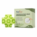 20 Pcs Genuine Castor Oil Pack Wrap for belly button, Self Adhesive Castor Oil Packs for Liver Detox, Accelerate metabolism,Easy to Use, Anti-Seepage (Oil Not Included)
