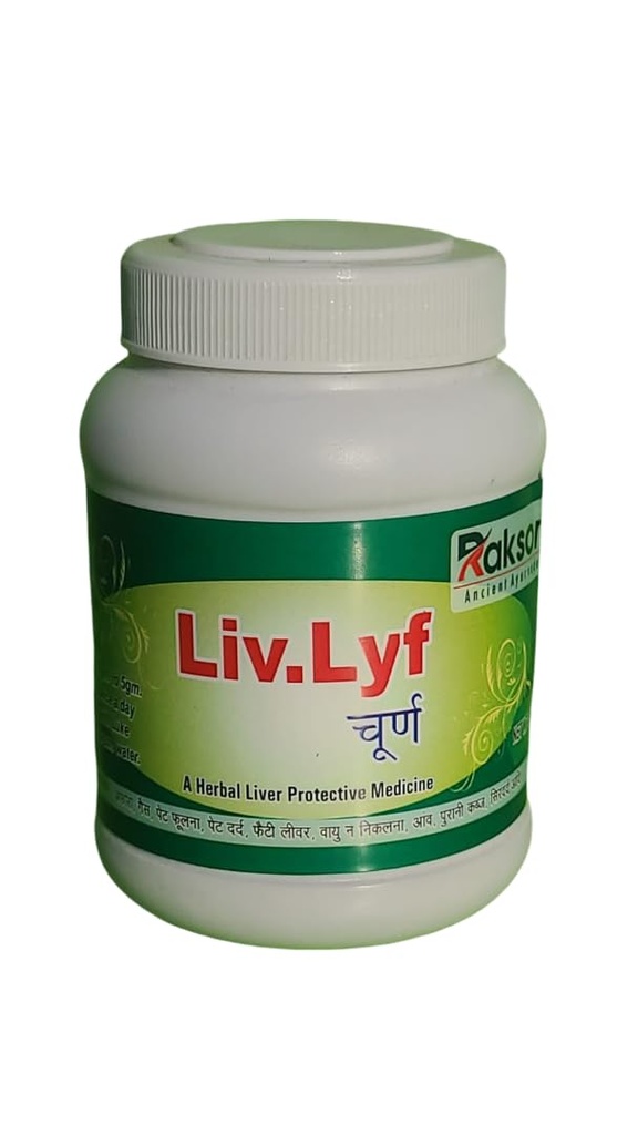 Liv Lyf Churn | Ayurvedic Liver Support Powder | Helps in Liver Detox, Congestion & Healthy Bile Flow | Herbal Formula | 100g