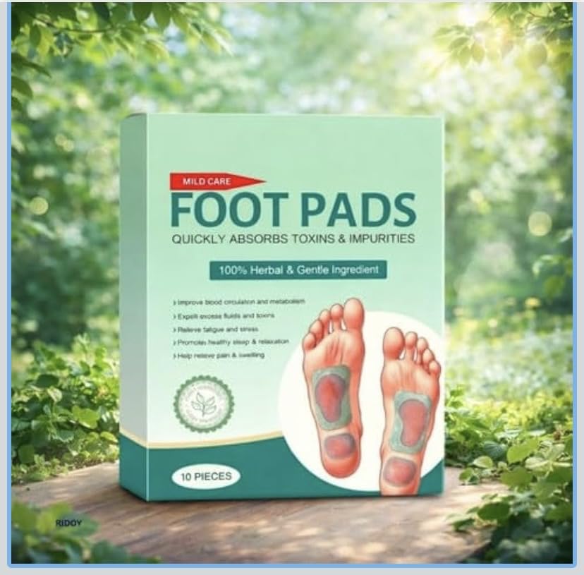 (pack of 2)100% Herbal And Gentle Ingredient Detox Foot Pads, 20 Pieces, Natural Ingredients for Sleep Aid, Pain Relief, Toxin Removal with Bamboo Vinegar and Acupoint Micro-Massage Technology (20)