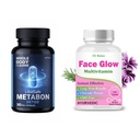 Metabon Detox Capsules + Extra Special Face Glow Capsules | Whole Body Cleanse & Skin Glow Support Combo (Pack of 2)