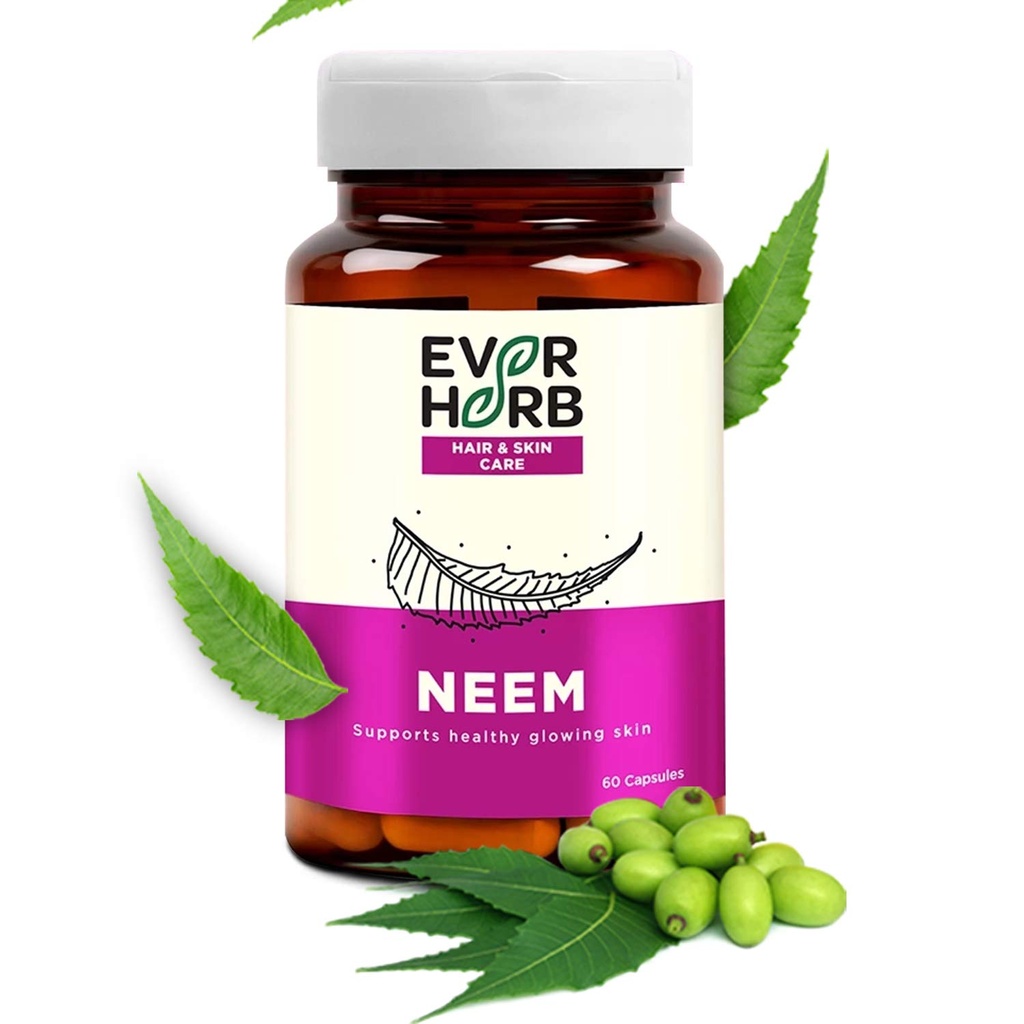 Neem - Immunity Booster - Skin & Body Detoxifier - Bottle Of 60