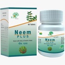 Neem Plus – Ayurvedic Wellness Tablets for Skin Detox, Acne & Blood Purification | Supports Clear Skin, Natural Immunity & Internal Cleansing | Herbal Supplement | 60 Tablets