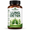 VanyaRoot Naturals Lung Detox Tablets Ayurvedic Herbal Supplement with Ashwagandha Giloy Amla Tulsi Haldi Pippali & Mulethi for Respiratory Wellness Support 500mg, 60 Tablets