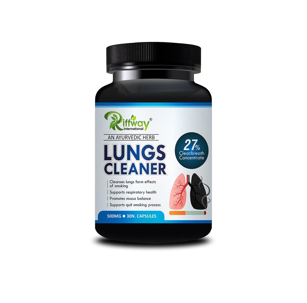 Lungs Cleaner Ayurvedic Capsules For Detox for Smokers, Cleanses and Detoxifies Lungs