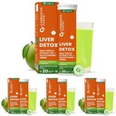 Carbamide Forte Liver Detox Tablets | Fatty Liver Detox Supplement | Clinically Researched Ingredients | Just Drop, Dissolve, Fizz & Drink - 20 Effervescent Tablet (Pack of 4)