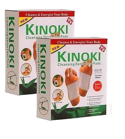 Herbal Detox Foot Patch for Deep Sleep, Relaxation & Foot Care | Bamboo Vinegar Foot Pads with Gentle Natural Ingredients & Acupoint Micro-Massage Technology | Kinoki Foot Patches (20 Pieces / 10 Pairs, Pack of 2)