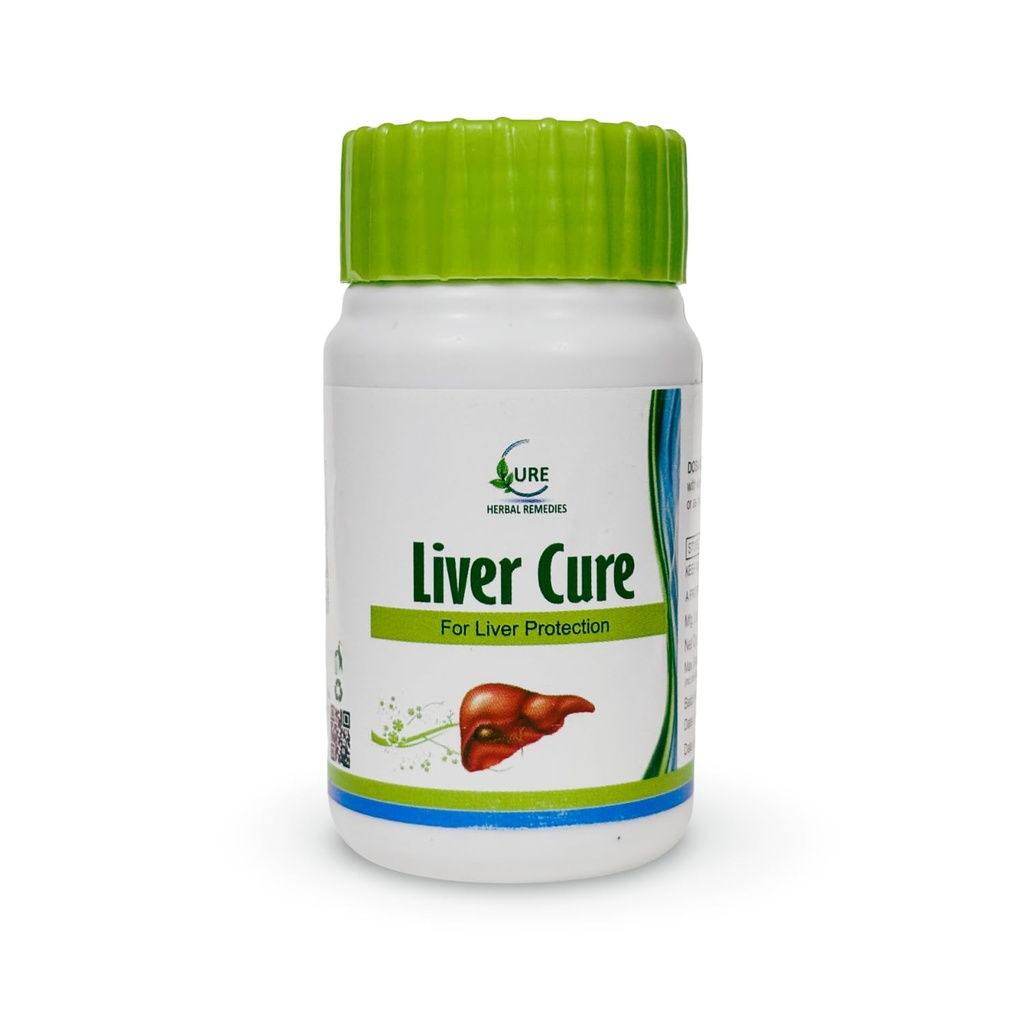 Liver Cure - Natural Liver Detox Tablet | Enriched with Kasni, Arjuna & Kasondi – 1000 Tablets