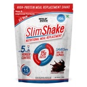 Wild Buck SlimShake High Protein Meal Replacement Shake Powder for Weight Management – 15g Protein, 4.1g Fiber, 0g Added Sugar, Low Carb, Low Fat, Hunger Control up to 5 Hours – 12 Vitamins & 10 Minerals, Garcinia Cambogia, Green Tea & Green Coffee Extract – Chocolate Cream Flavor – 500g for Men & Women