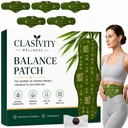 Herbal Balance Patch, Plant-Based Ingredients, Comfortable Adhesive Design, Balance Belly Button Patch Natural Detox & Slimming Waist Sticker Easy Topical Use (5pc in 1 Pack)