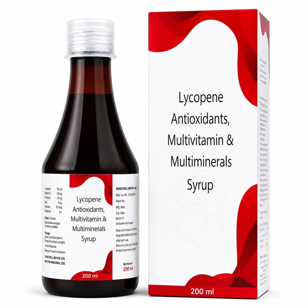 New Multivitamin and Multimineral Supplement | Helps Increase Hemoglobin | For Anemia, Weakness & Fatigue | Blood Tonic Syrup for Men, Women & Kids 200ml (1)