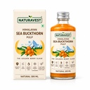 Naturavest Himalayan Sea Buckthorn Pulp – 100% Pure, Unfiltered & Cold-Pressed | Immunity Boost, Skin Glow, Omega 3-6-7-9 | Natural Superfruit pulp – No Sugar, Plant Based, Non GMO (Pack of 1)300ml