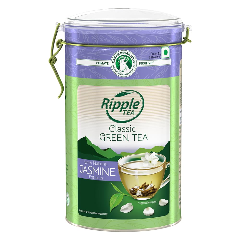Ripple Classic Green Tea with Natural Jasmine Extract - 100 g