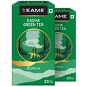 TE-A-ME Detox Kadha Green Tea, 50 Count (25 x 2) | Premium Ayurvedic Wellness Blend | Antioxidant-Rich Daily Brew | Naturally Refreshing Beverage | Pack of 2