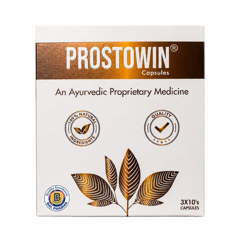Prostate Capsules | 10 Herbal Ingredients | Gokshura & Lajjalu | Prostate Enlargement, Supports BPH, Urinary Flow & Bladder Health | Reduces Inflammation & Burning |30 Capsules