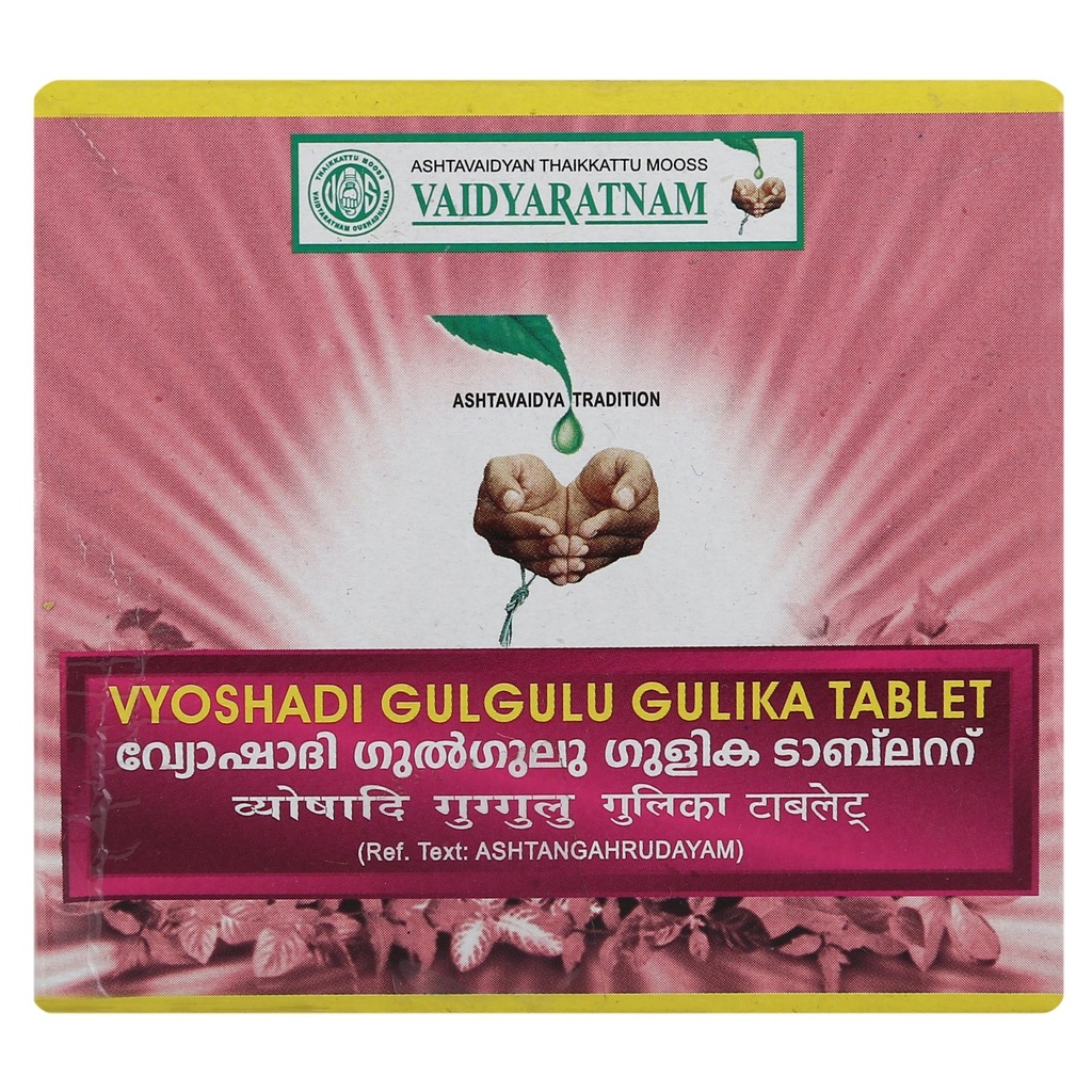 VAIDYARATNAM VYIOSHADI GULGUL GULIKA TABLET with Free Pachak Methi