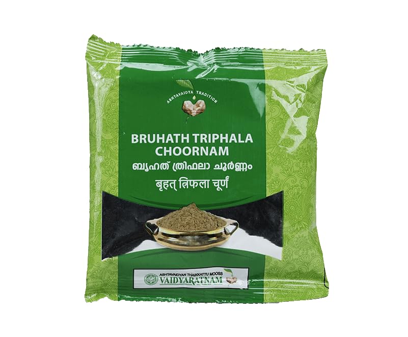 BRUHATH Triphala Choornam 100 GM | Ayurvedic Herbal Powder for Detox, Digestion & Immunity Support | Natural Cleanser & Rejuvenator | 100% Pure & Natural Triphala Powder