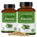 Herb Essential Karela (Bitter gourd) Tablets 500 mg,60 Tablets (pack of 2)