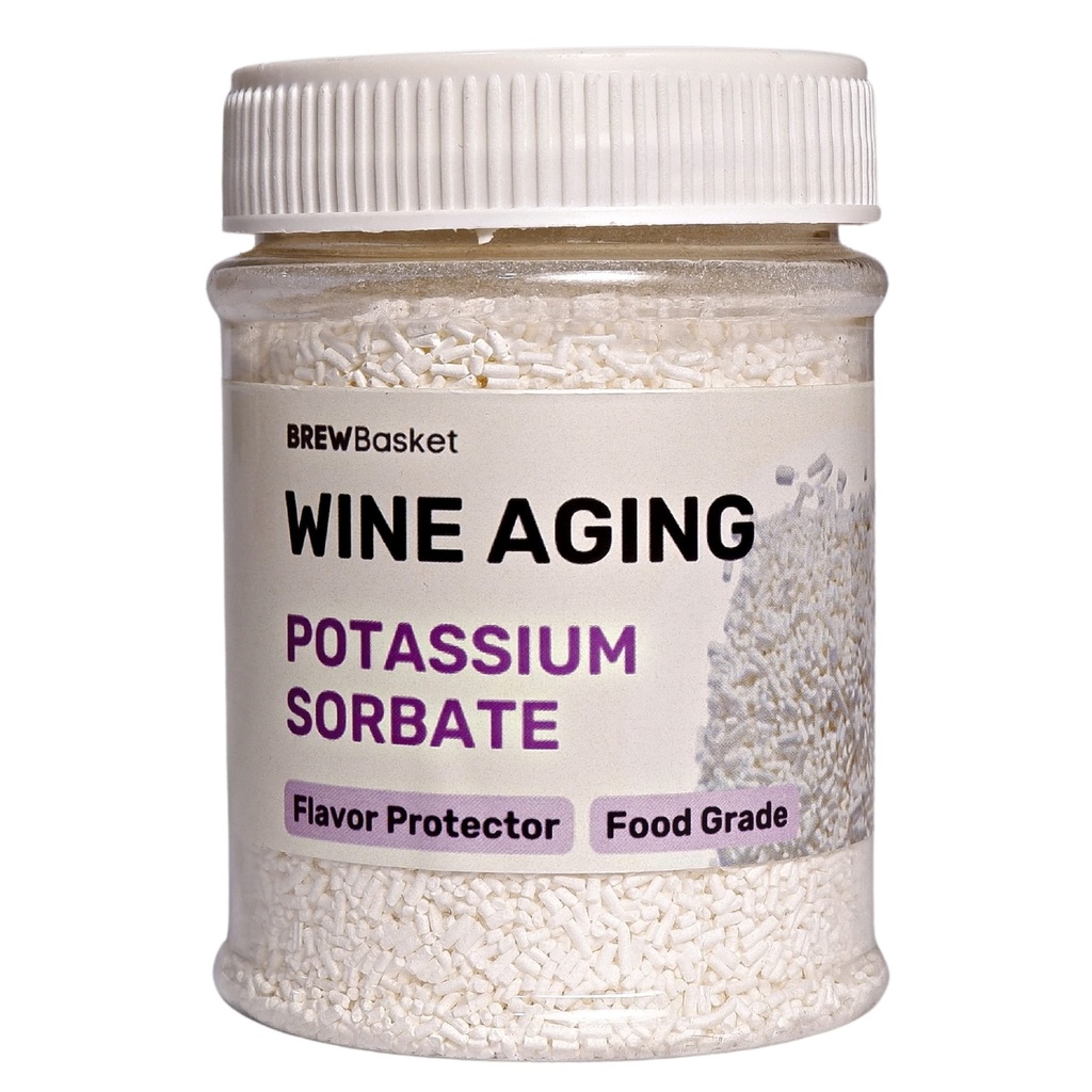 BrewBasket Potassium Sorbate Powder 100 g- Wine Ageing Agent | Wine Stabiliser and Natural Preservative