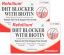DHT Blocker with Biotin | Helps Reduce Hair Fall, Stimulates Hair Growth | Hair Vitamins for Men & Women (30 Tablets) (PACK OF 2)