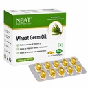 NEAT EVERYDAY Wheat Germ Oil Capsules Blister 1000mg per Serving | Vitamin E Antioxidant Softgels for Skin, Hair, Heart Health & Immune Support | Cold Pressed Vegan Softgels Capsules (60 Capsule, Blister)