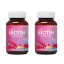 ZEROHARM Biotin Tablets for Hair Growth - Vitamin B7 from Sesbania Grandiflora - Supports Skin Hydration & Nail Strength - For Men & Women - Nano Formulated 120 Veg Tablets