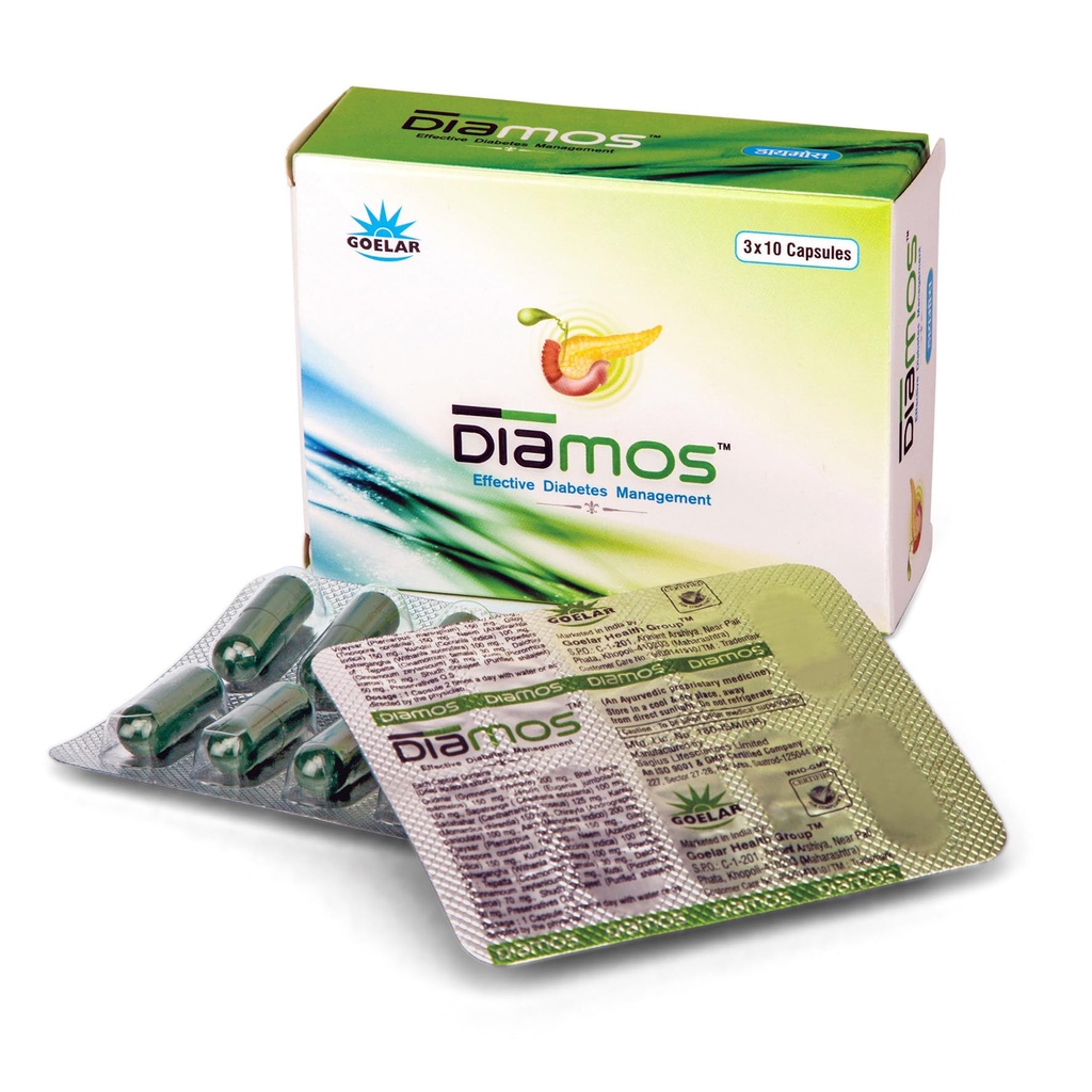 Diamos Multivitamin Iron - Enhances Energy, Stamina & Blood Circulation - Perfect for Fatigue & Nutritional Deficiency (Capsule)