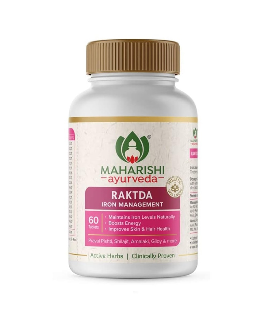 Maharishi Ayurveda Raktda 60 Tab Pack Of 6
