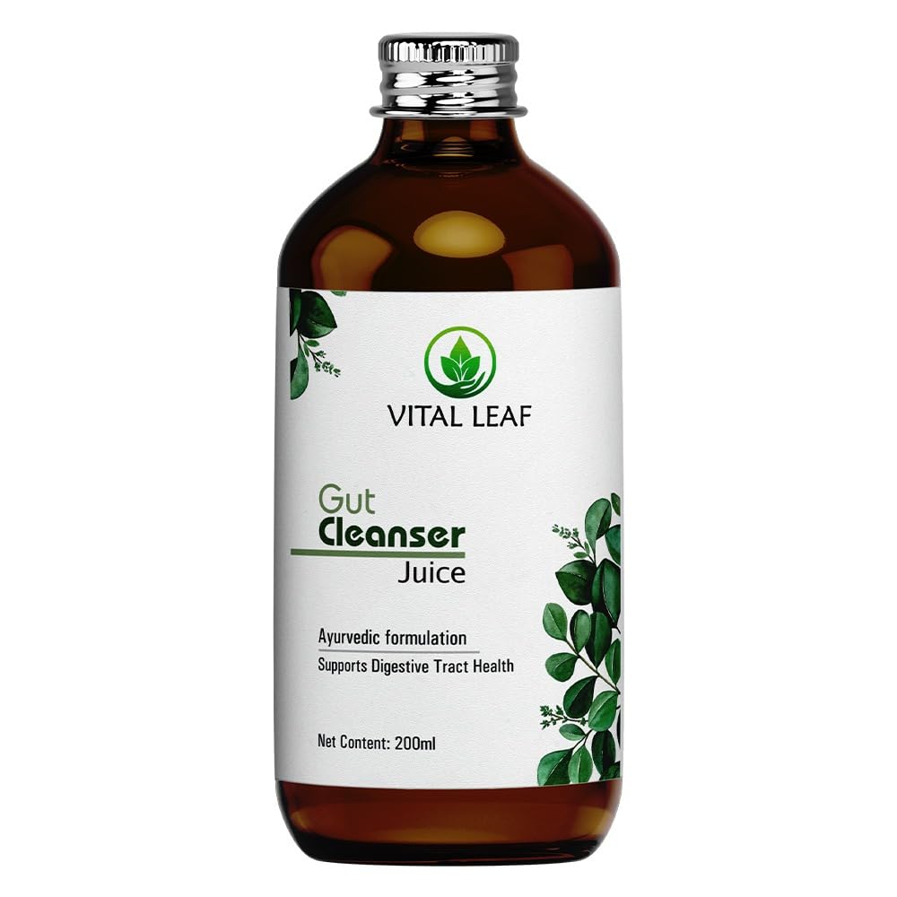 Gut Cleanser Juice - Natural Gut Detox Drink, 200 ML | Plant-Based Digestion Support, Bloating Relief & Gut Health Booster | Organic Formula for Cleansing & Digestive Wellness