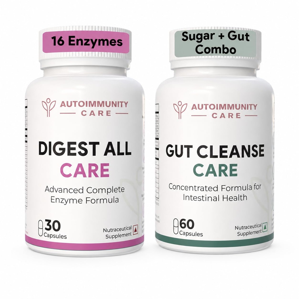Autoimmunity Care Gut Cleanse and Autoimmunity Care Digest All Care Enzyme Bundle