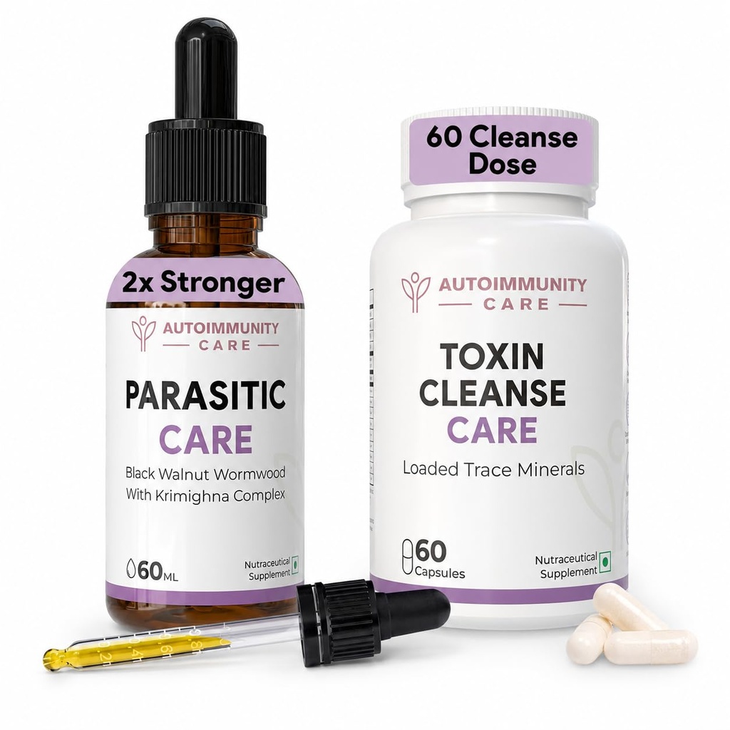 Autoimmunity Care Toxin Cleanse Care and Autoimmunity Care Parasitic Cleanse Care Bundle