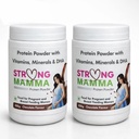 Strong Mamma Protein Powder - Chocolate(200g) Maternal Nutrition Drink Protein Powder with Vitamins, Minerals & DHA | Supports Baby Brain Development & Mother Health | For Pregnant & Lactating Women (Pack of 2)